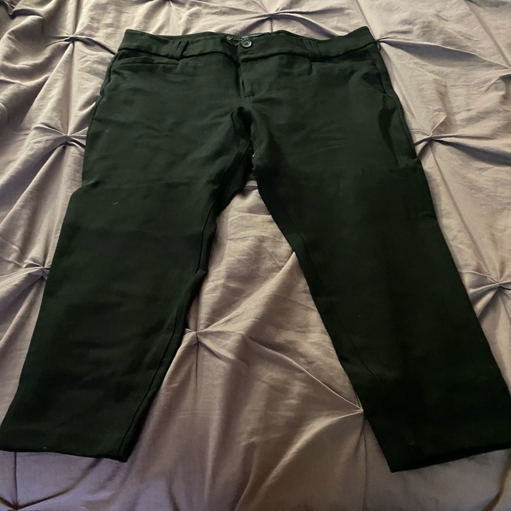 Cropped skinny dress pant